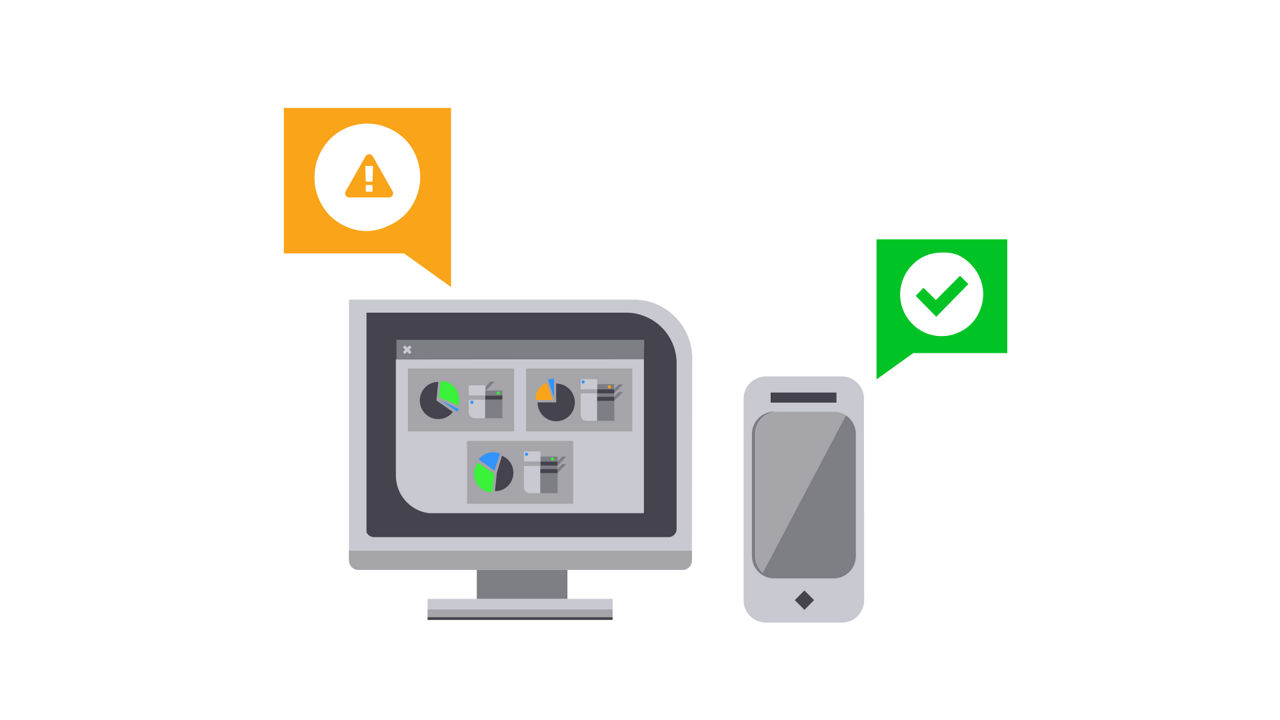 Icon for proactive device notification