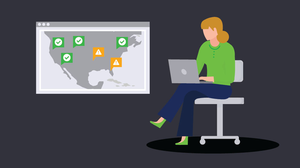 An illustration showing Lexmark IoT Connected Products solution