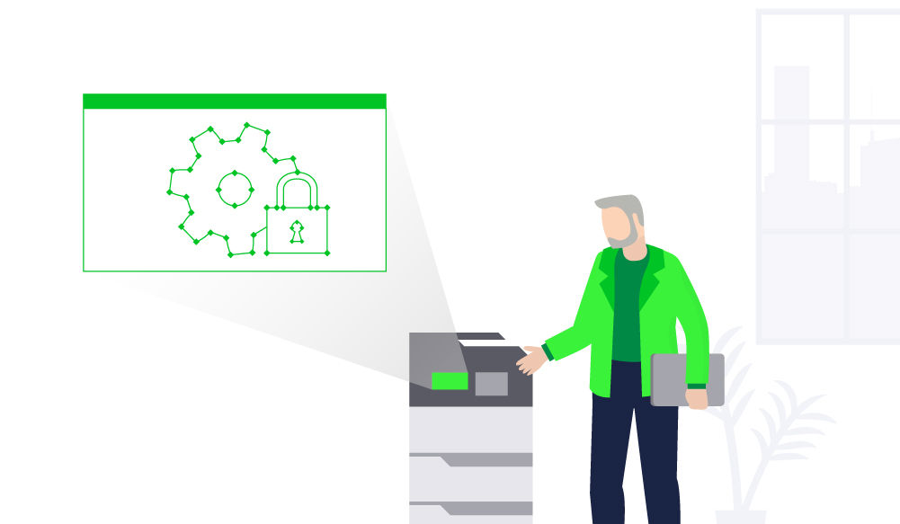Illustration for Security control panel